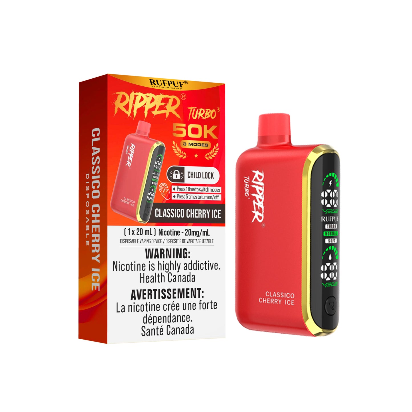 RIPPER T3 50K DISPOSABLE VAPE (ALBERTA)