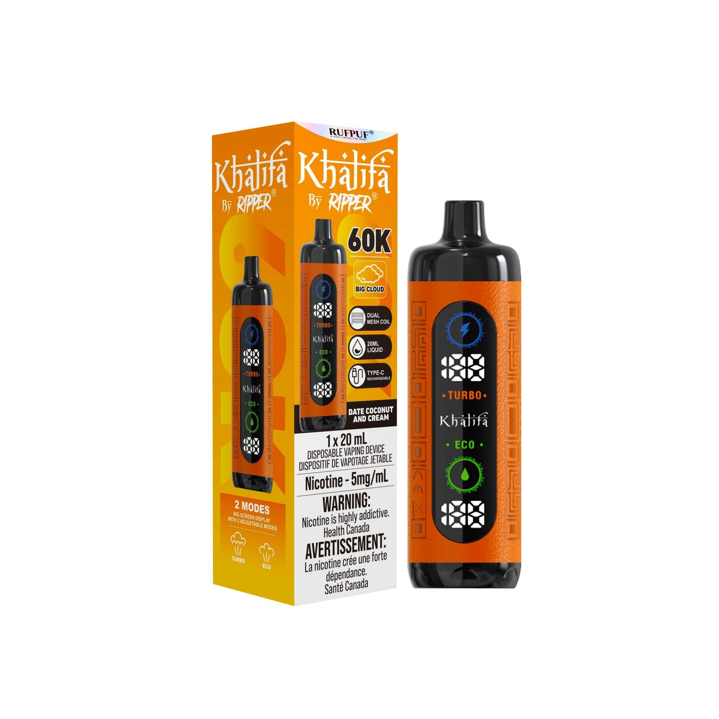 KHALIFA BAR 60K DISPOSABLE VAPE (ALBERTA)