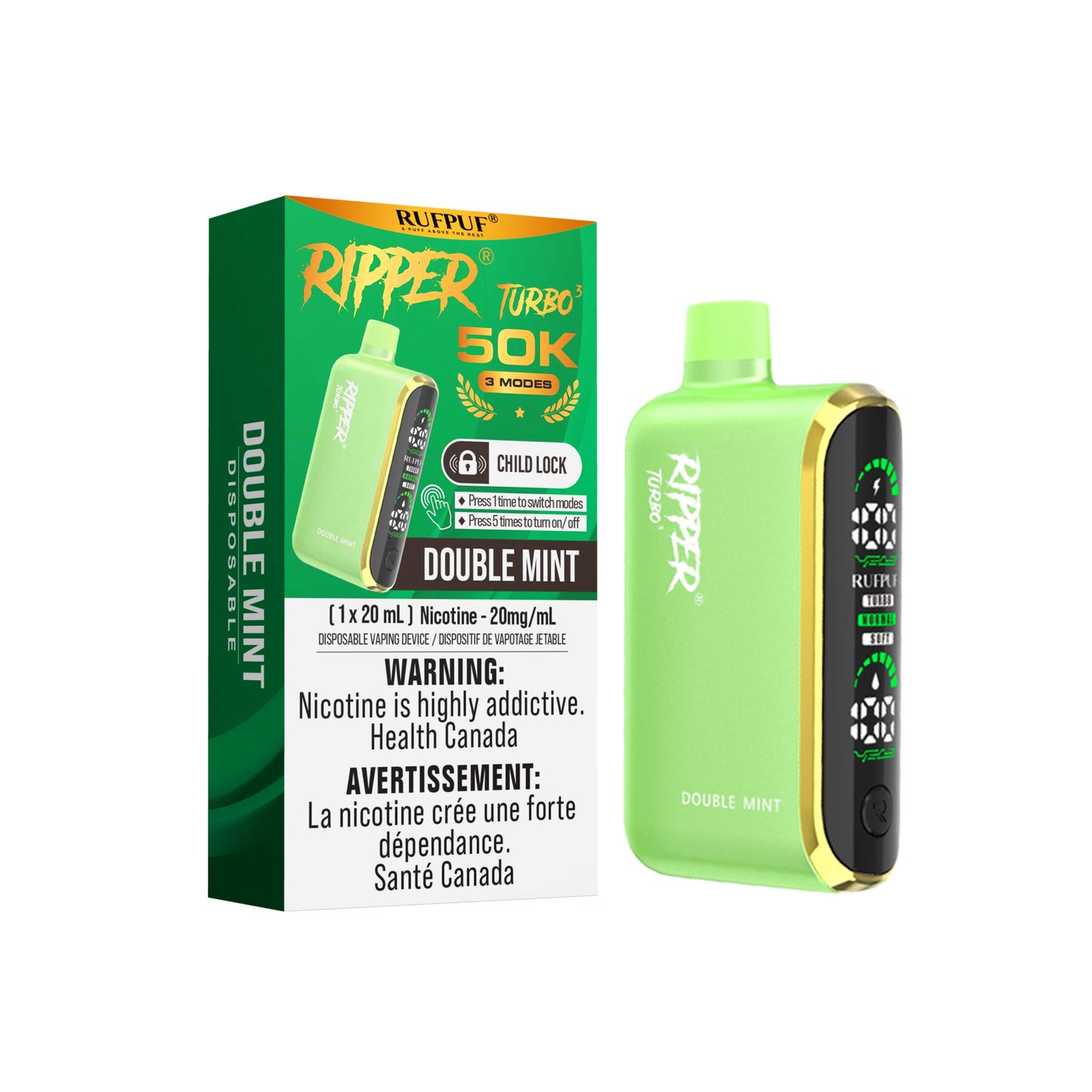 RIPPER T3 50K DISPOSABLE VAPE (ALBERTA)