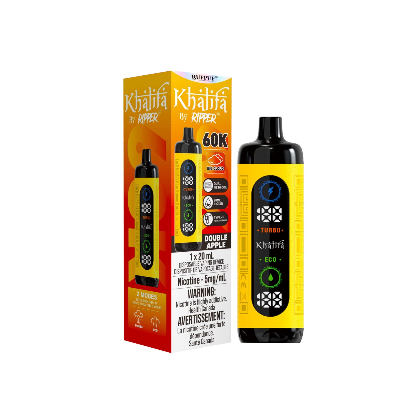 KHALIFA BAR 60K DISPOSABLE VAPE (ALBERTA)