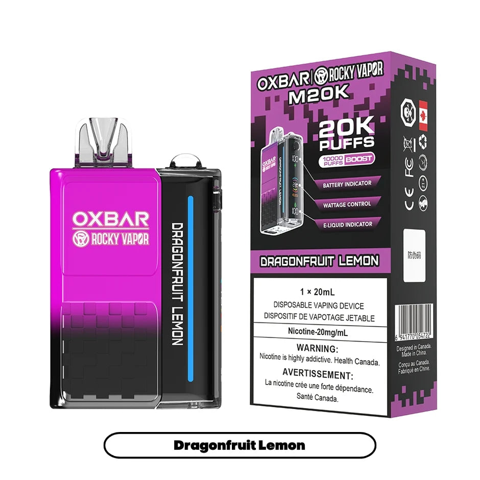 ROCKY VAPOR OXBAR M20K DISPOSABLE VAPE (ALBERTA)