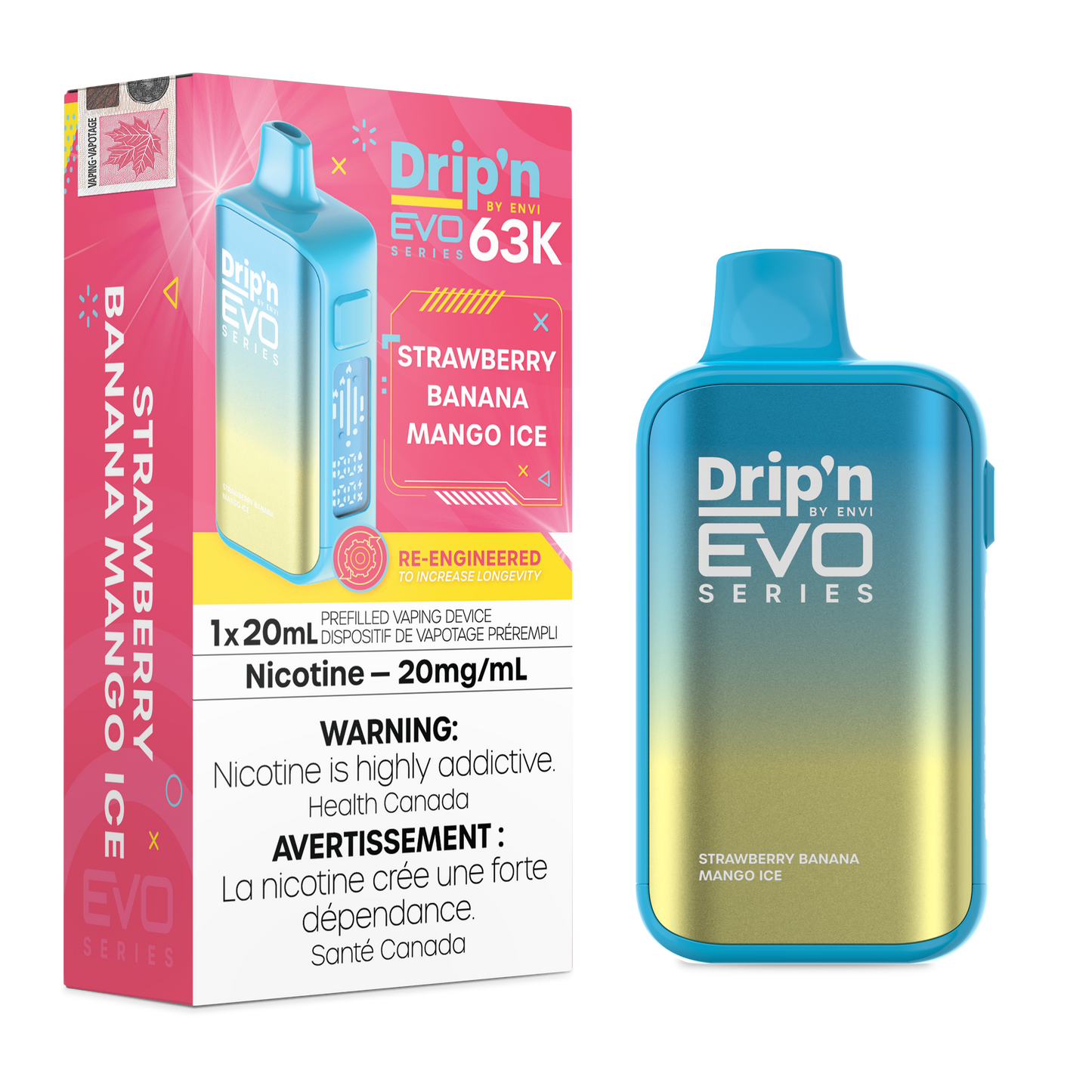 DRIP'N EVO 63K DISPOSABLE VAPE (ALBERTA)