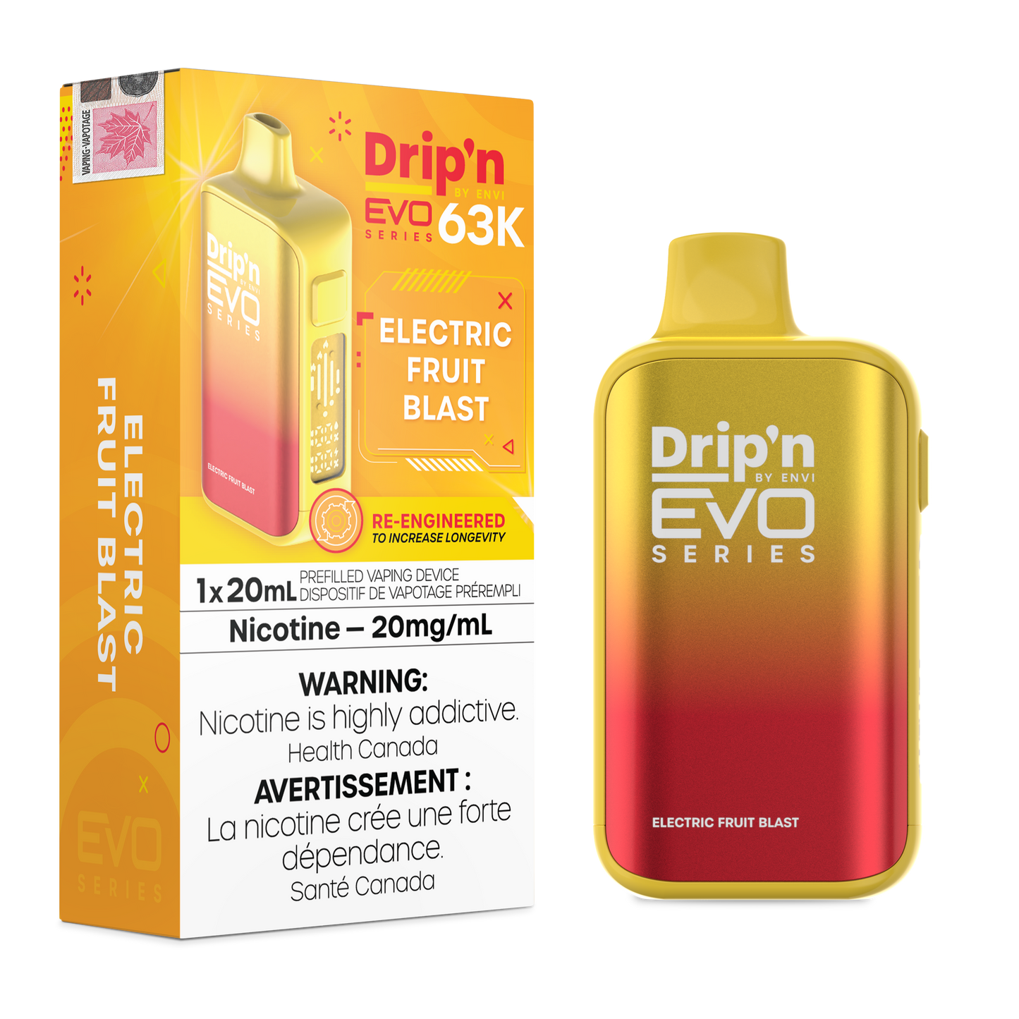 DRIP'N EVO 63K DISPOSABLE VAPE (ALBERTA)