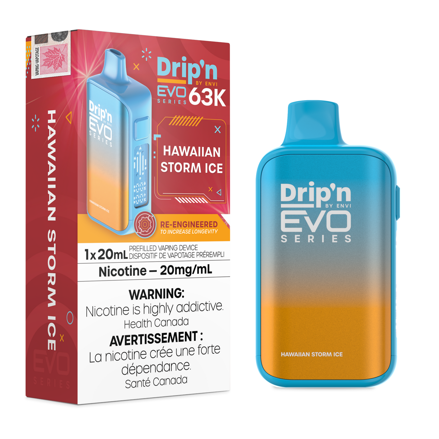 DRIP'N EVO 63K DISPOSABLE VAPE (ALBERTA)
