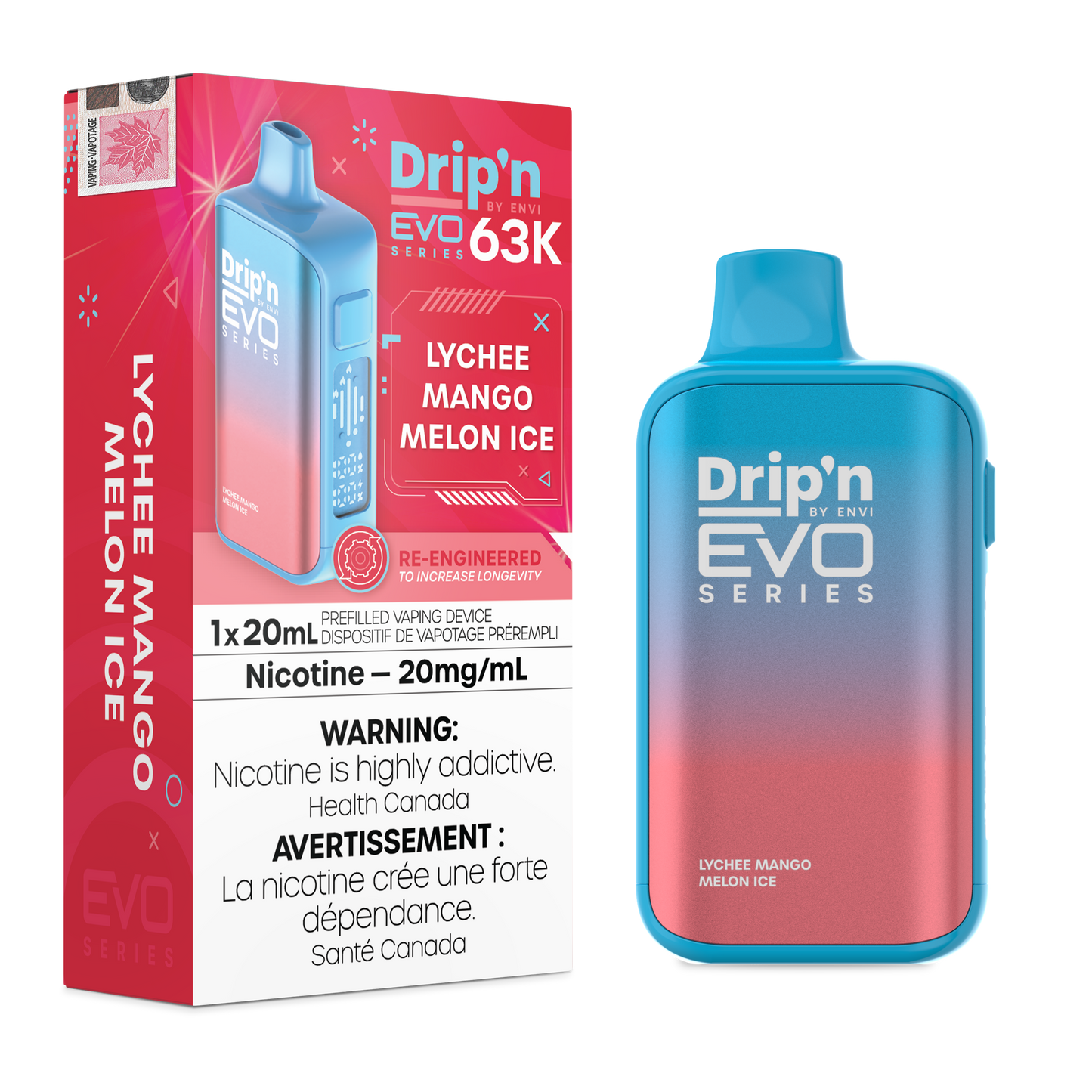 DRIP'N EVO 63K DISPOSABLE VAPE (ALBERTA)