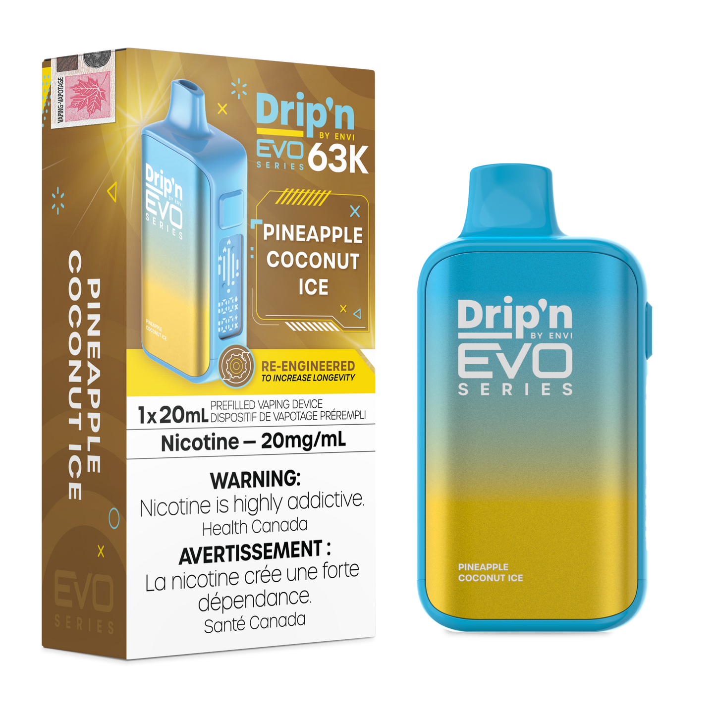DRIP'N EVO 63K DISPOSABLE VAPE (ALBERTA)