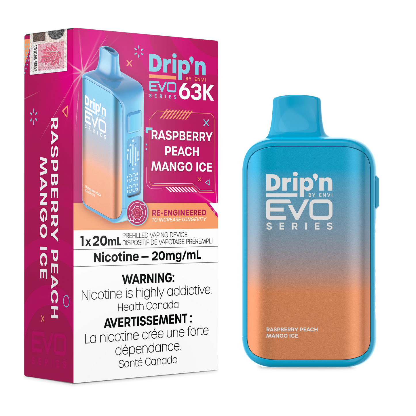 DRIP'N EVO 63K DISPOSABLE VAPE (ALBERTA)