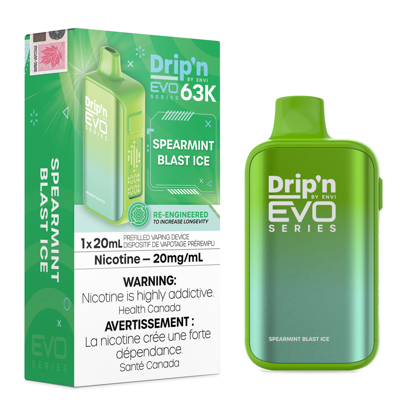 DRIP'N EVO 63K DISPOSABLE VAPE (ALBERTA)