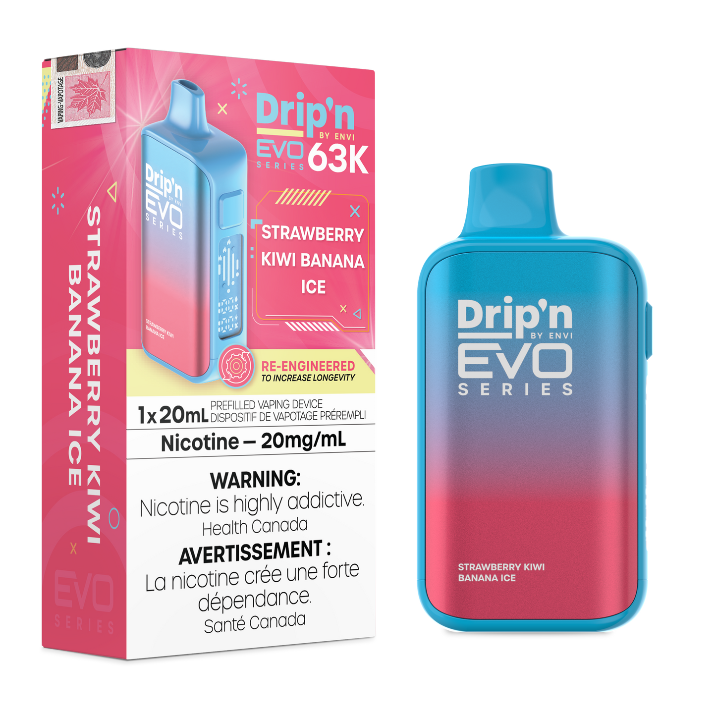 DRIP'N EVO 63K DISPOSABLE VAPE (ALBERTA)