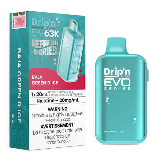 DRIP'N EVO 63K REFRESH SERIES DISPOSABLE VAPE (ALBERTA)