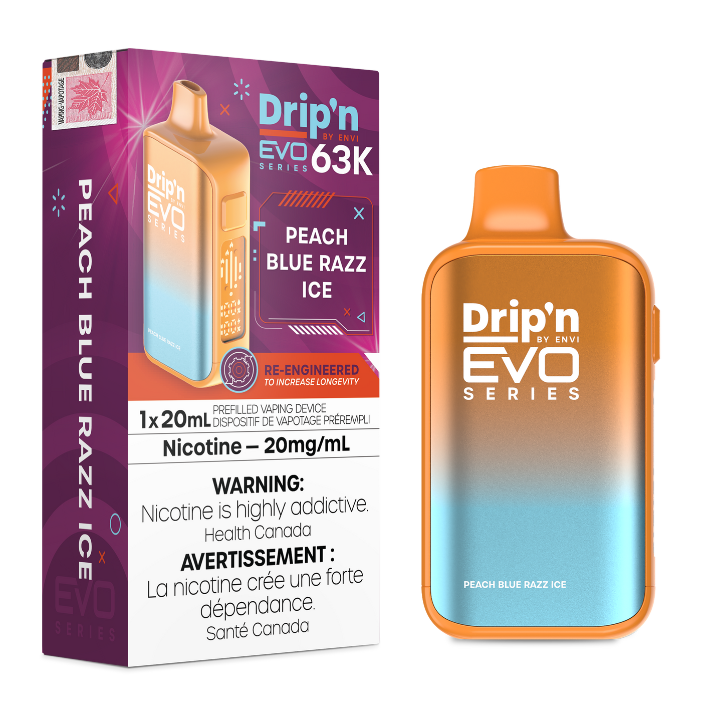 DRIP'N EVO 63K DISPOSABLE VAPE (ALBERTA)