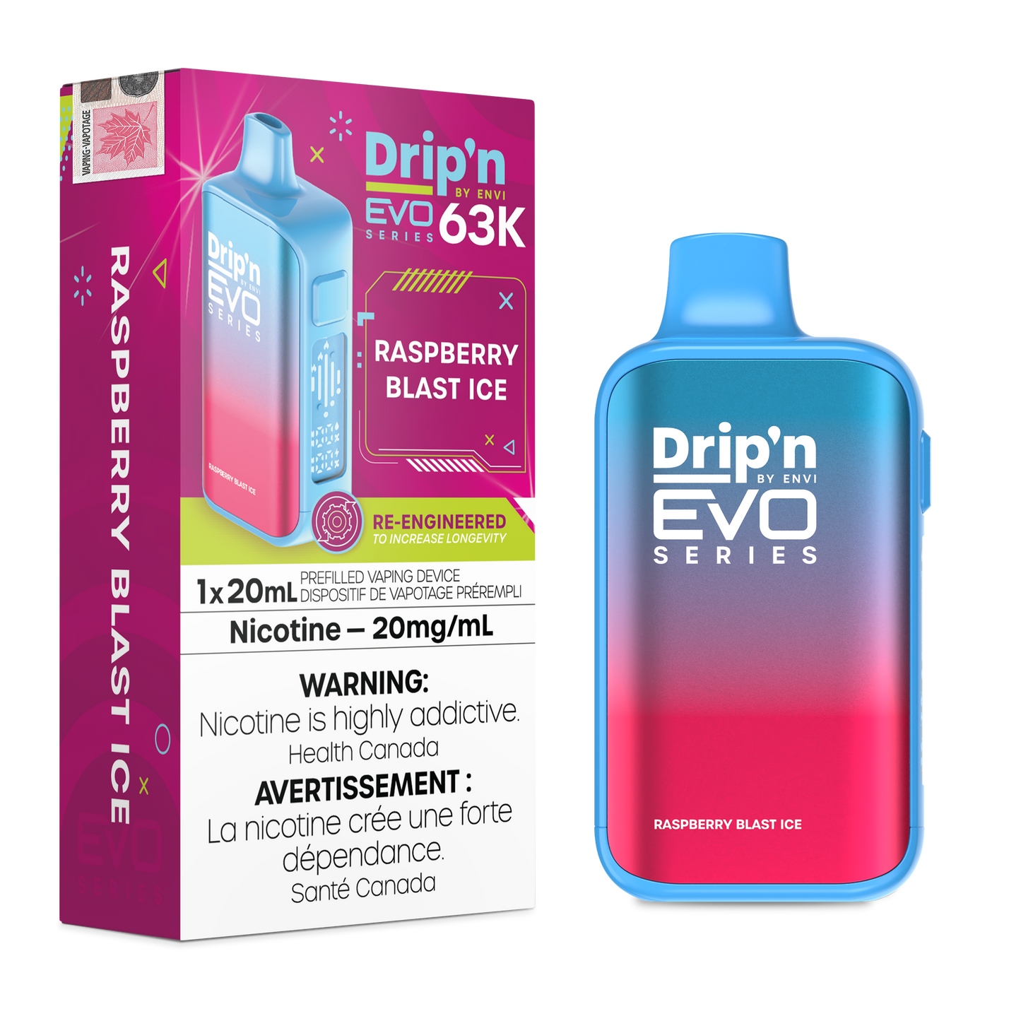 DRIP'N EVO 63K DISPOSABLE VAPE (ALBERTA)