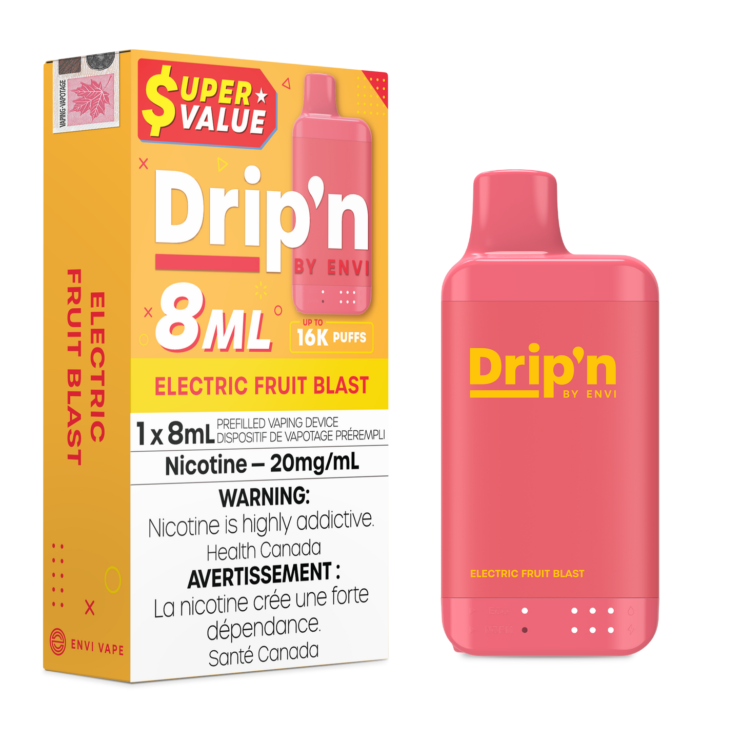 DRIP'N 8ML DISPOSABLE VAPE (ALBERTA)