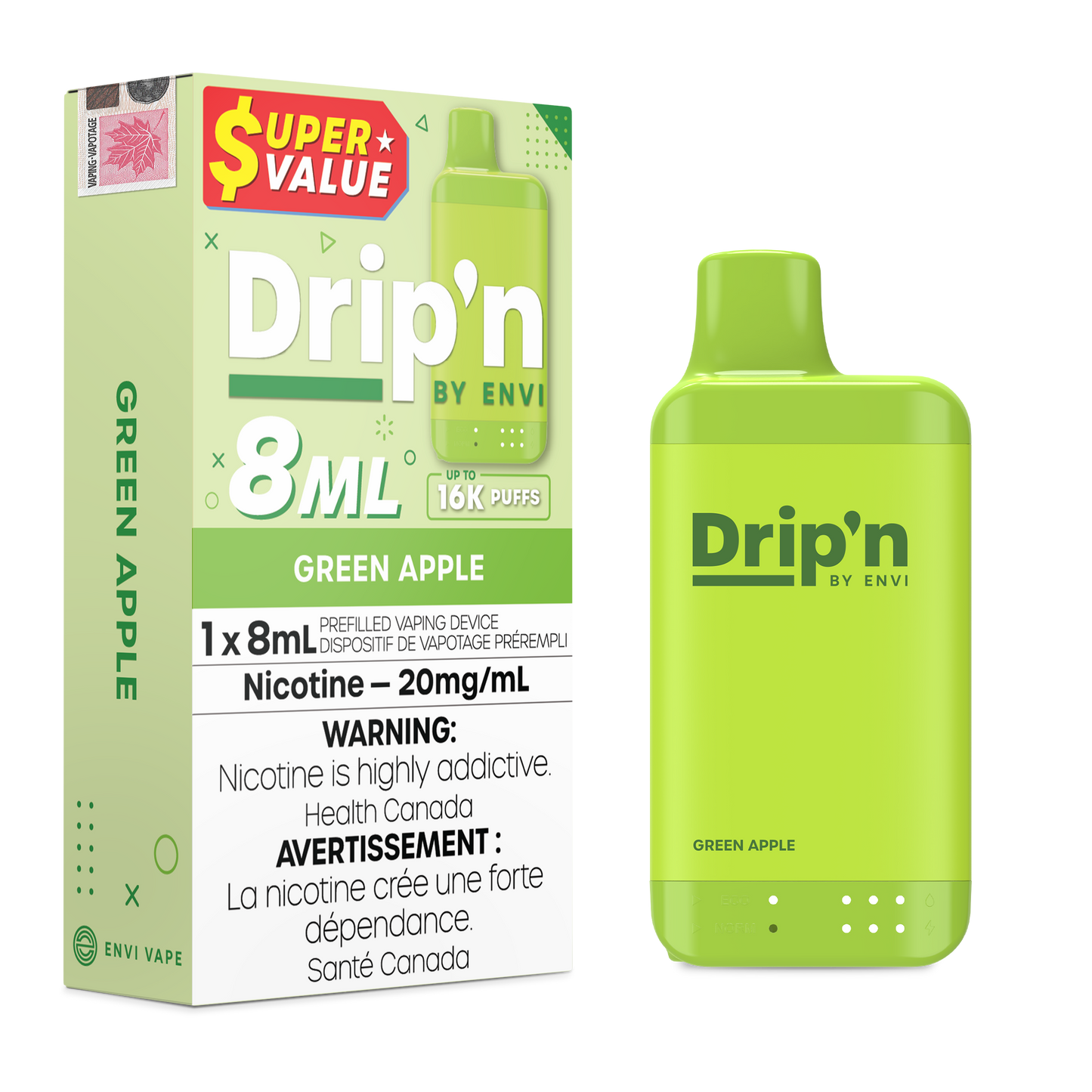 DRIP'N 8ML DISPOSABLE VAPE (ALBERTA)