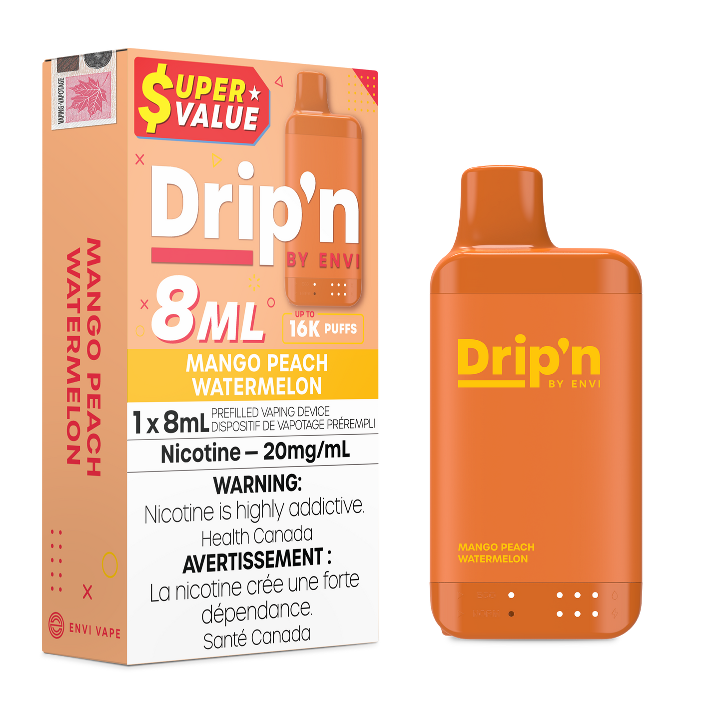 DRIP'N 8ML DISPOSABLE VAPE (ALBERTA)