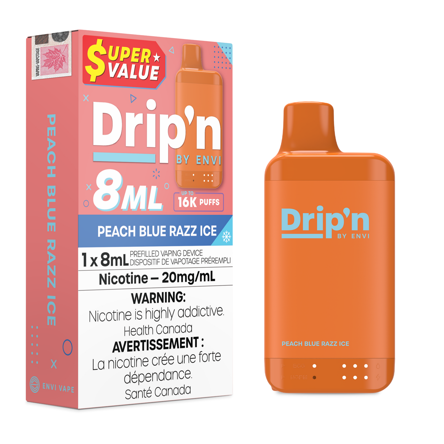 DRIP'N 8ML DISPOSABLE VAPE (ALBERTA)