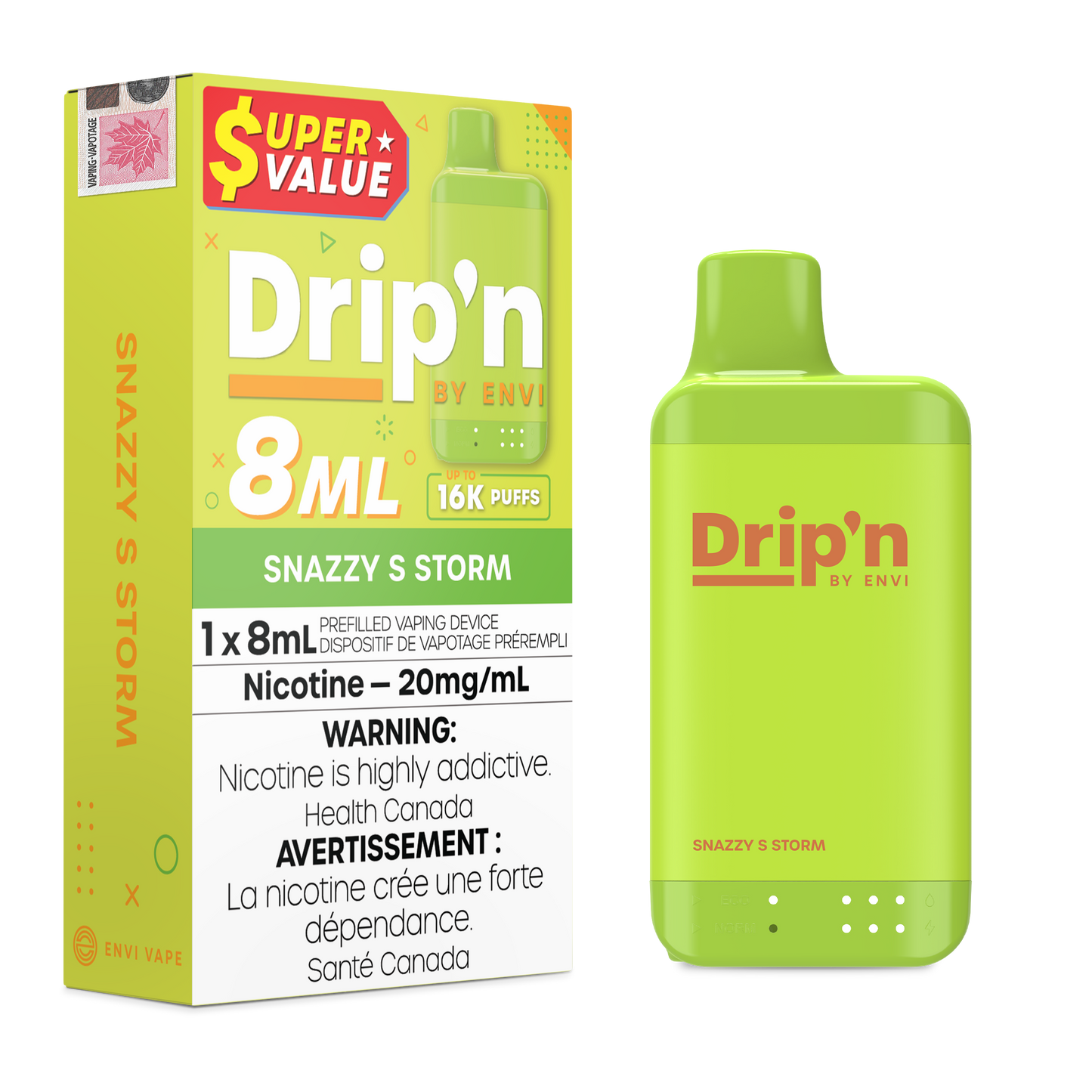 DRIP'N 8ML DISPOSABLE VAPE (ALBERTA)