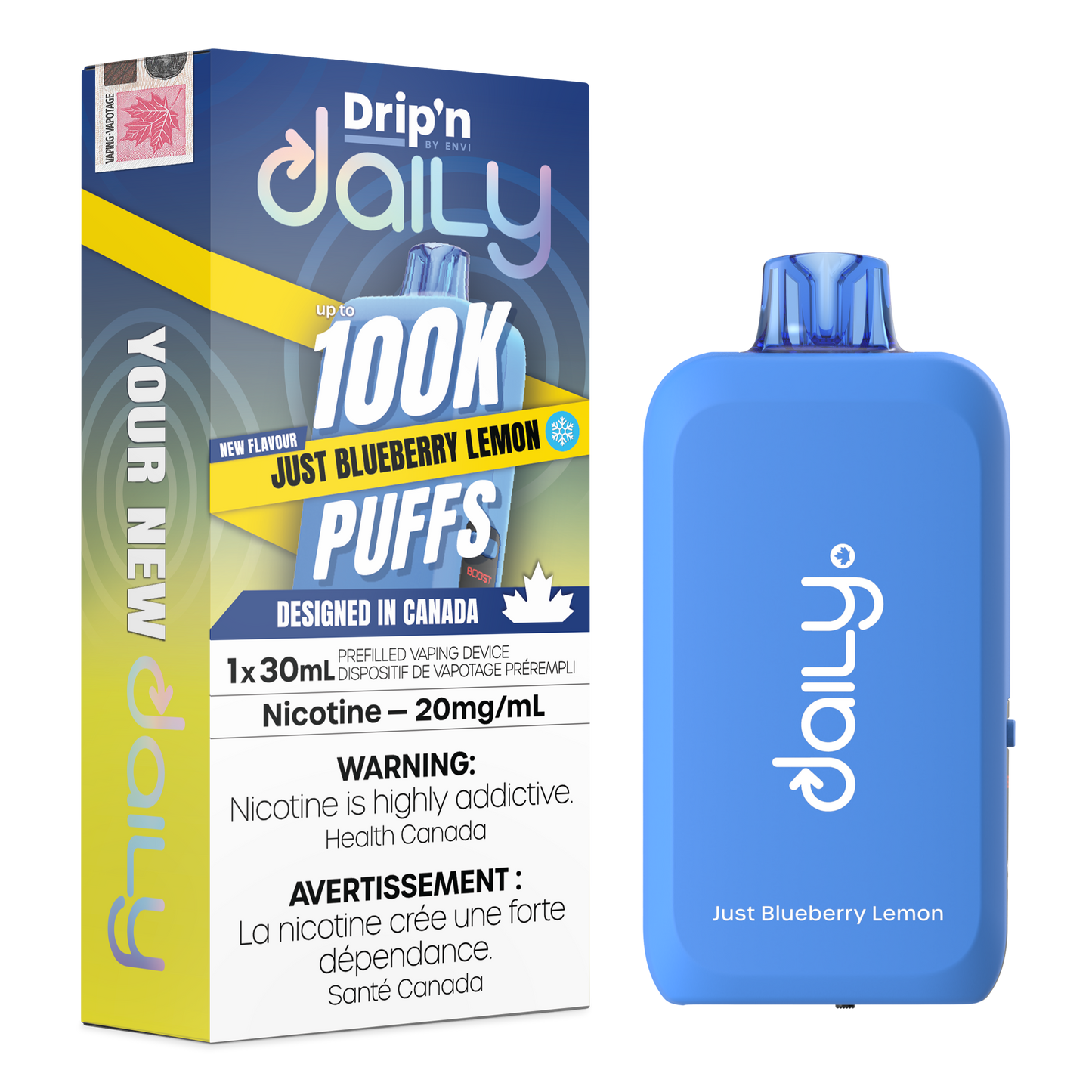 DRIP'N DAILY DISPOSABLE VAPE (ALBERTA)