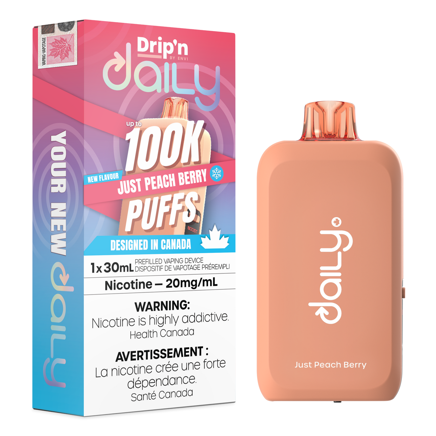 DRIP'N DAILY DISPOSABLE VAPE (ALBERTA)