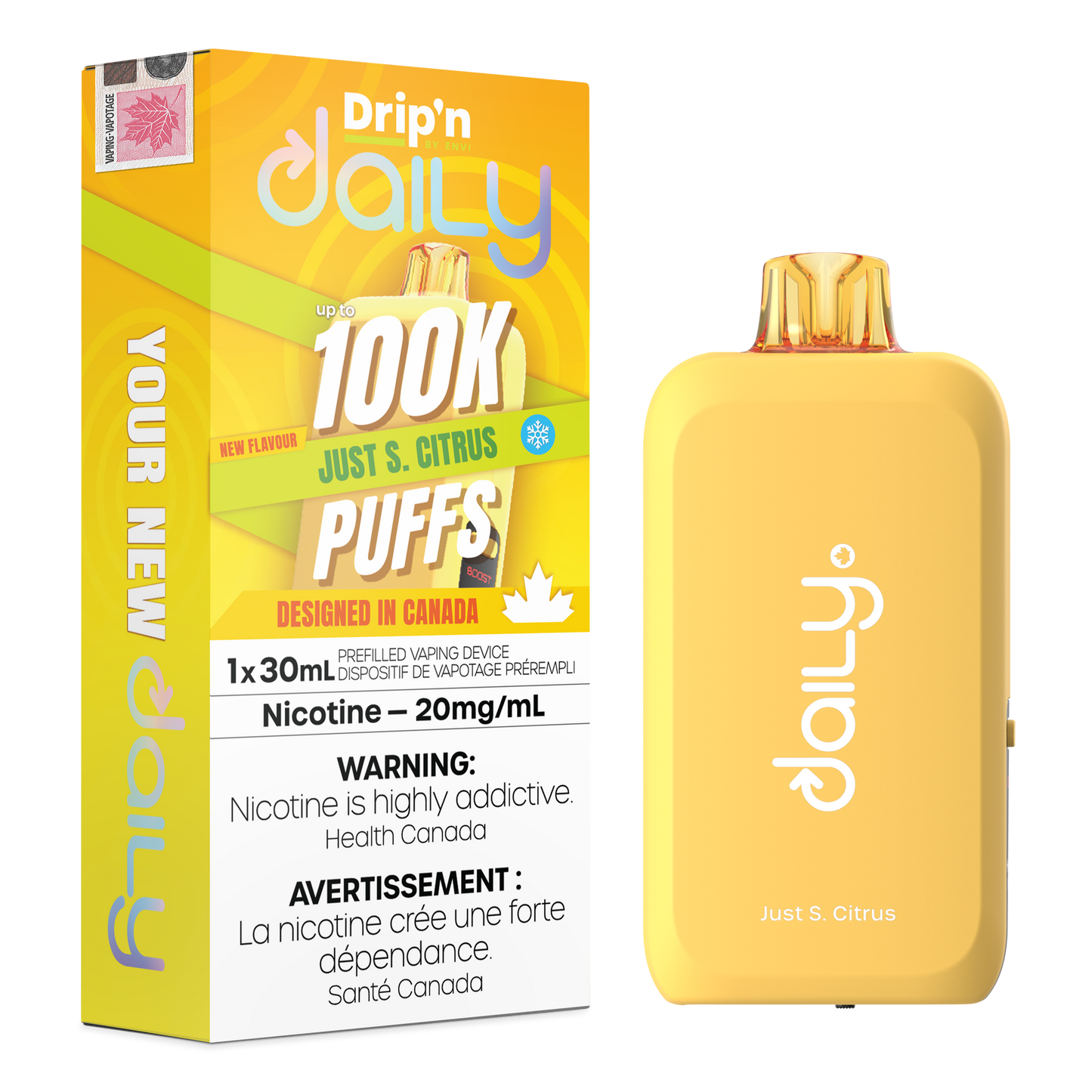 DRIP'N DAILY DISPOSABLE VAPE (ALBERTA)