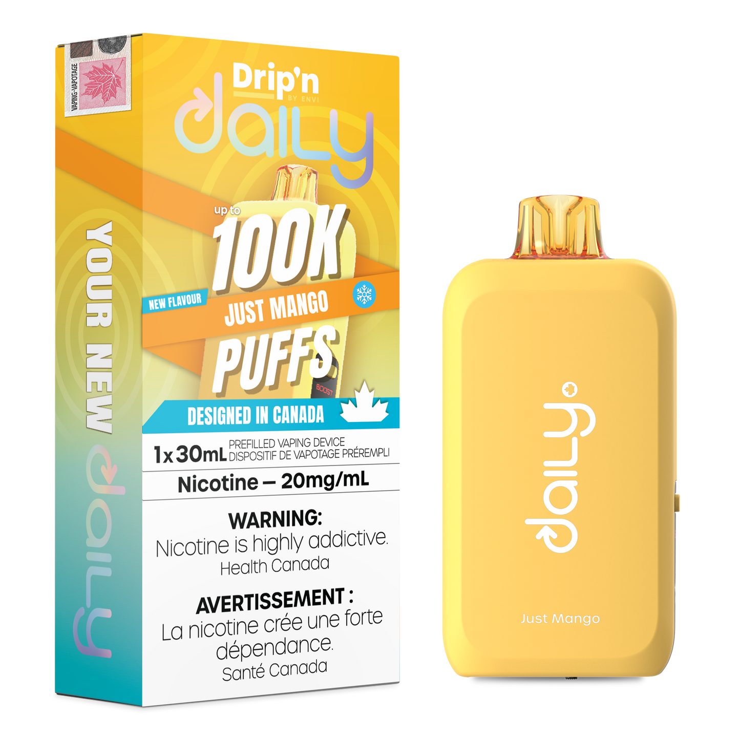 DRIP'N DAILY DISPOSABLE VAPE (ALBERTA)