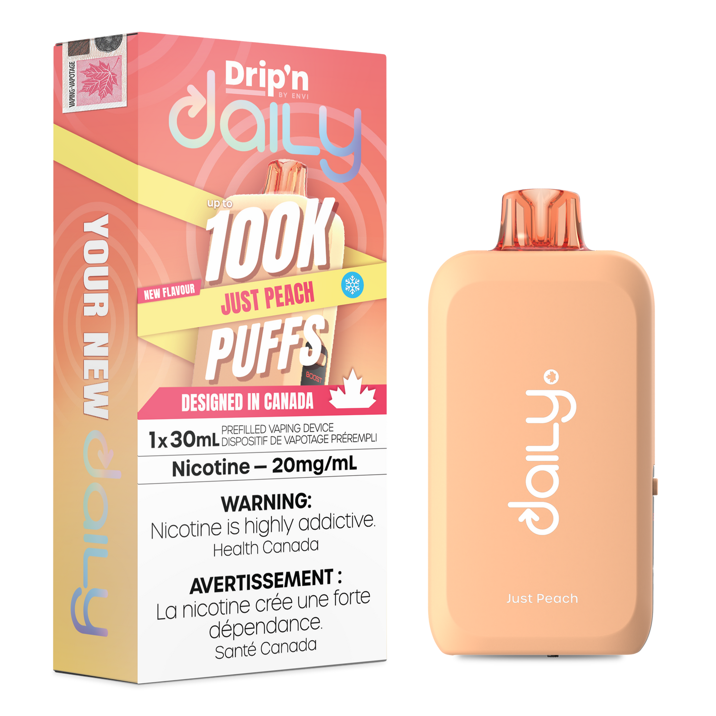 DRIP'N DAILY DISPOSABLE VAPE (ALBERTA)