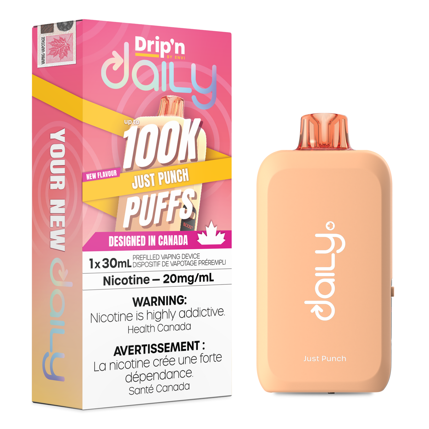 DRIP'N DAILY DISPOSABLE VAPE (ALBERTA)