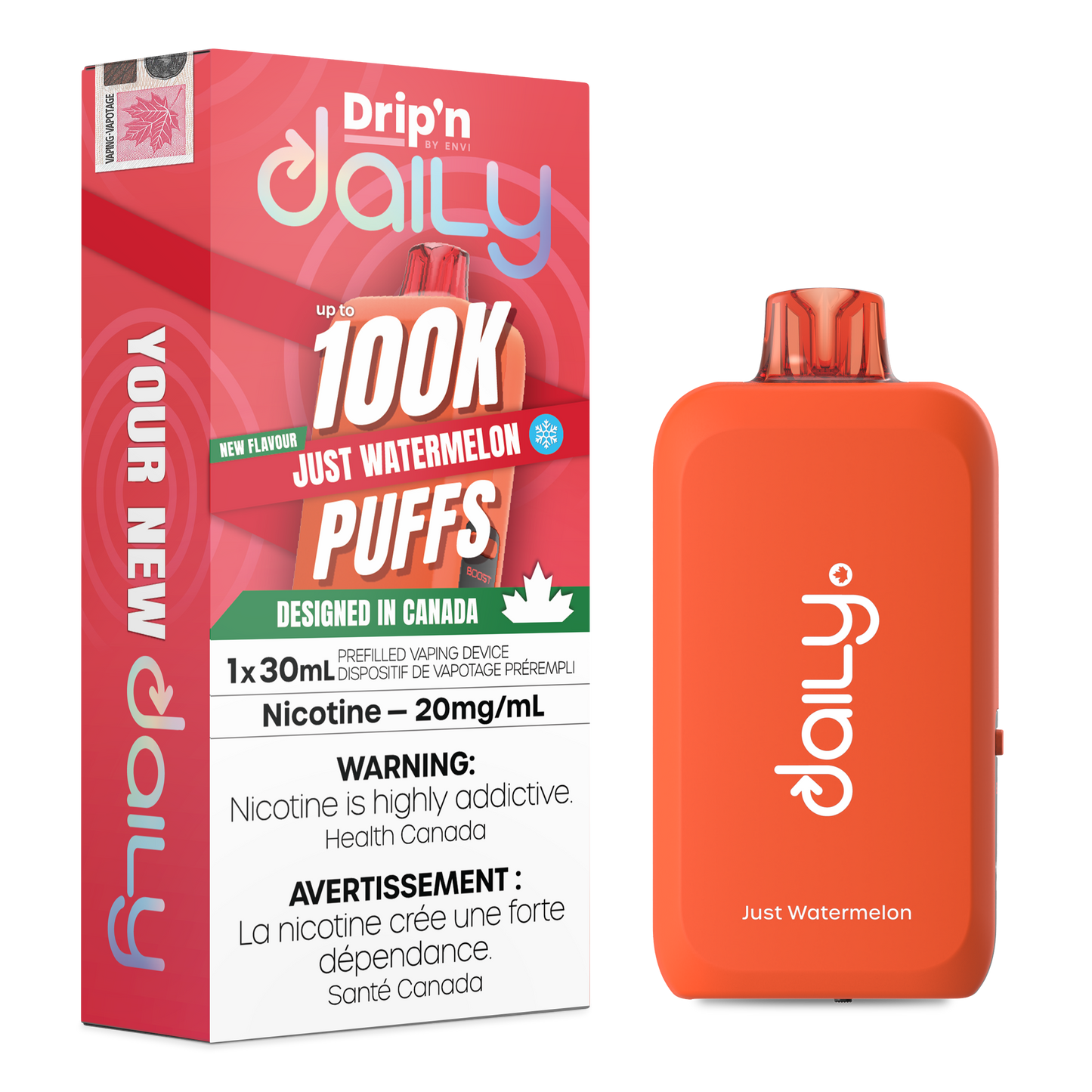 DRIP'N DAILY DISPOSABLE VAPE (ALBERTA)