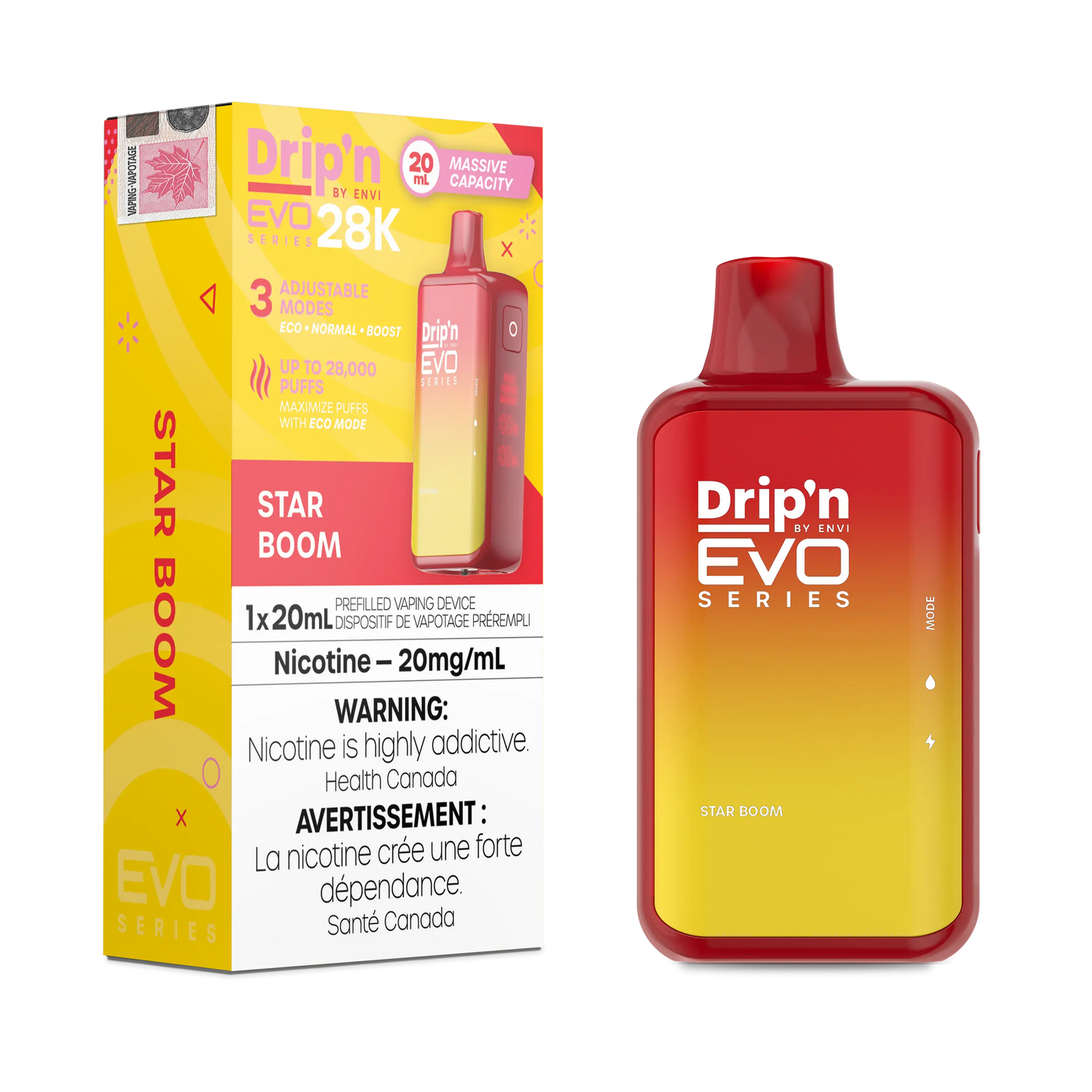 DRIP'N EVO 28K DISPOSABLE VAPE (ALBERTA)