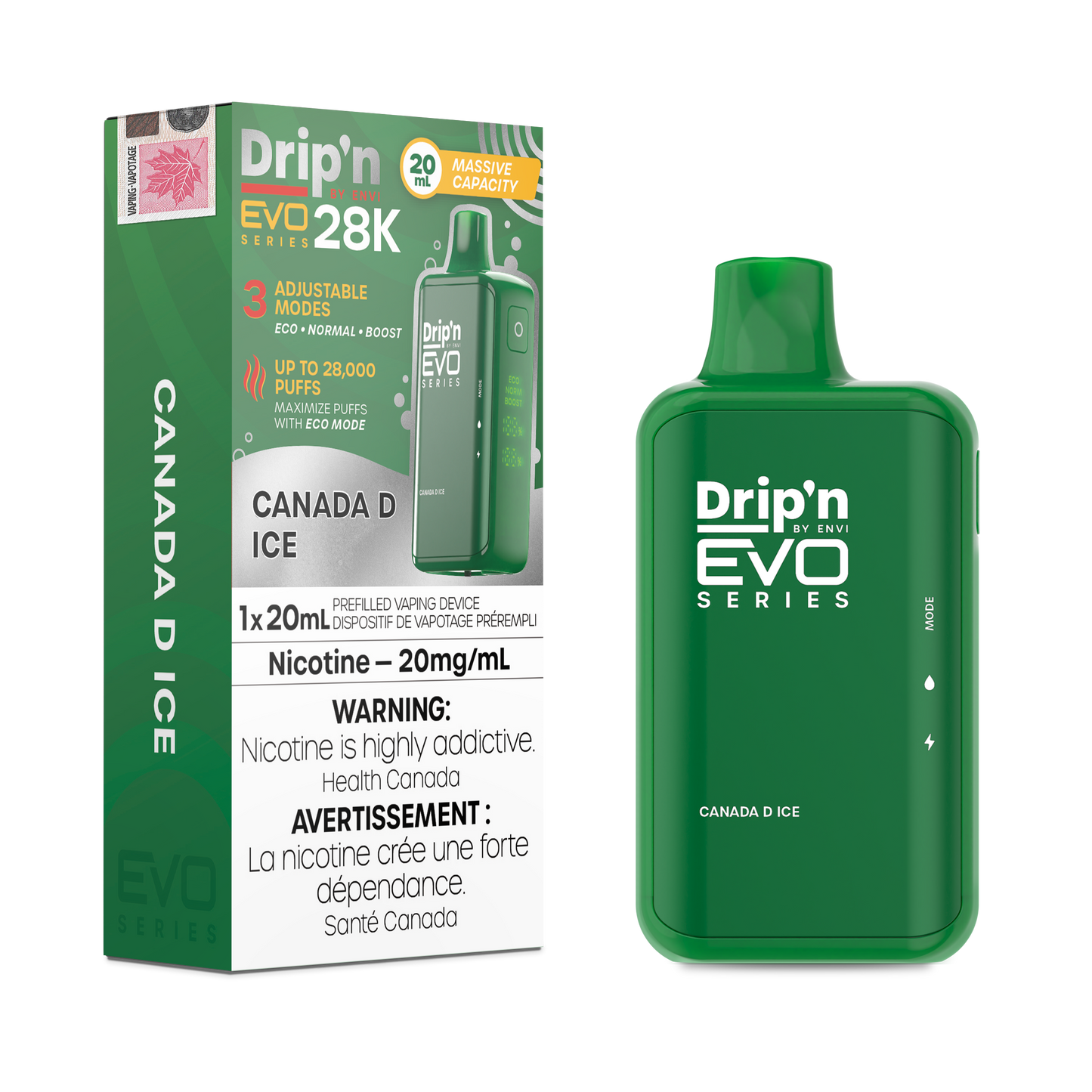 DRIP'N EVO 28K DISPOSABLE VAPE (ALBERTA)