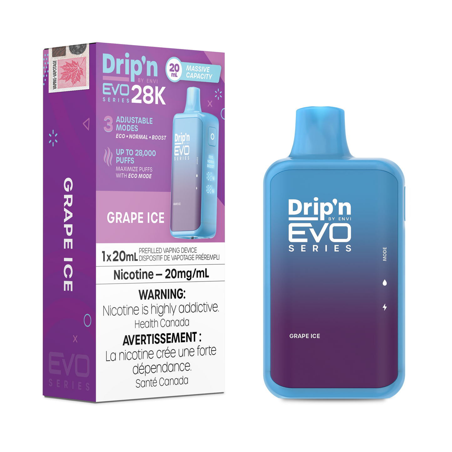 DRIP'N EVO 28K DISPOSABLE VAPE (ALBERTA)