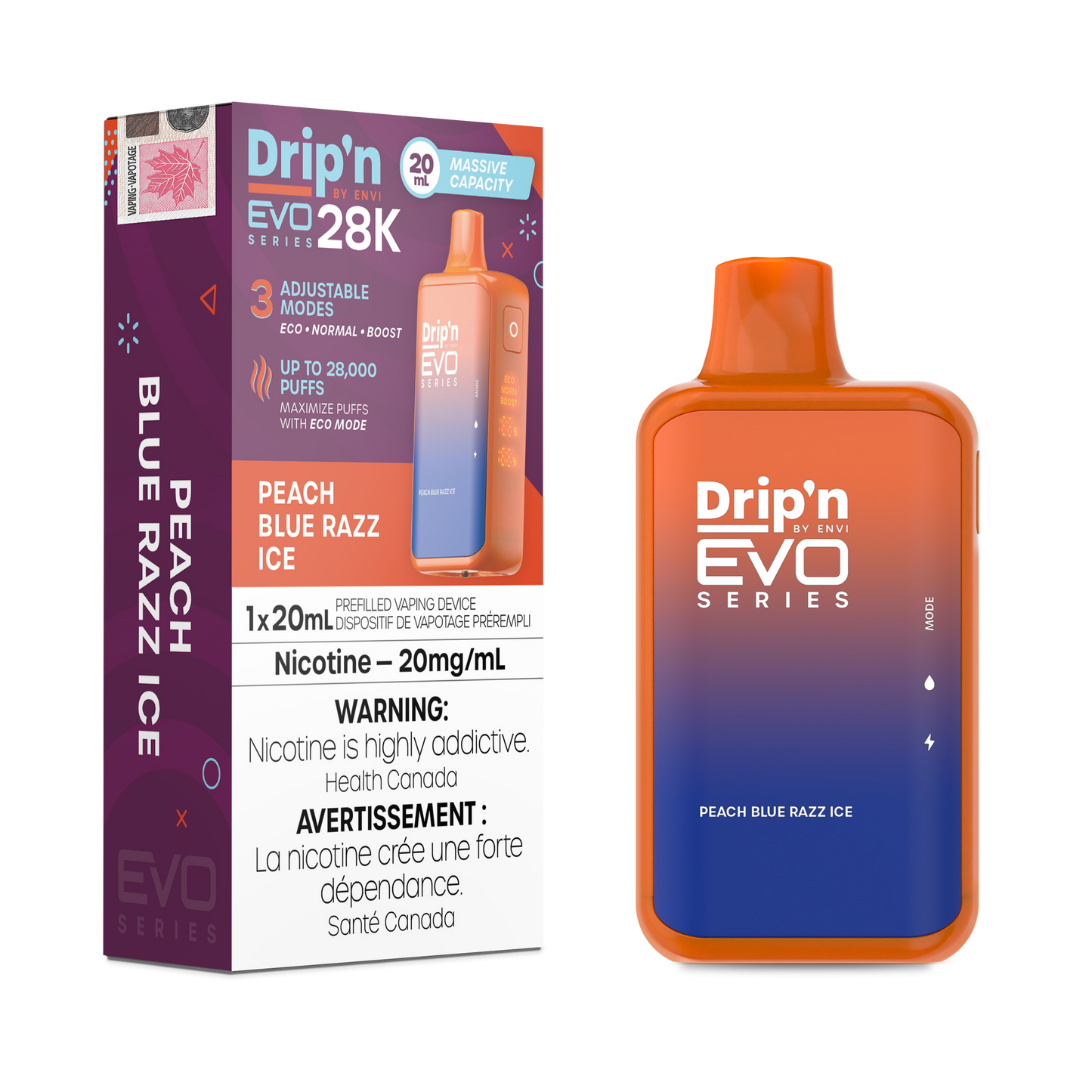 DRIP'N EVO 28K DISPOSABLE VAPE (ALBERTA)