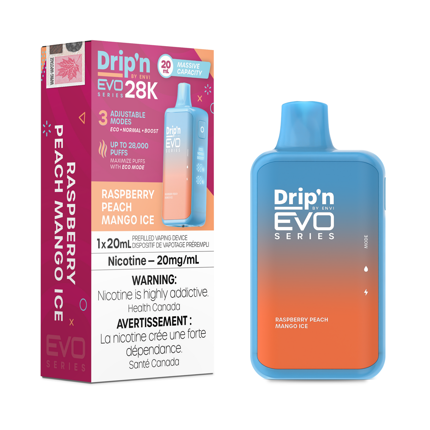 DRIP'N EVO 28K DISPOSABLE VAPE (ALBERTA)