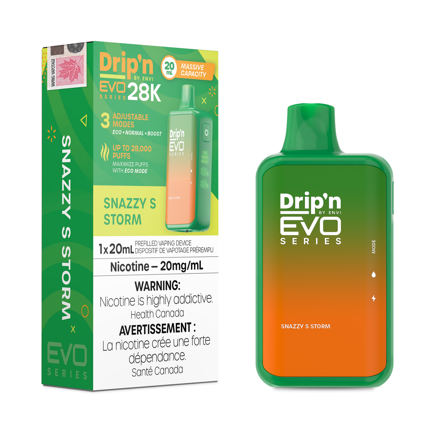 DRIP'N EVO 28K DISPOSABLE VAPE (ALBERTA)