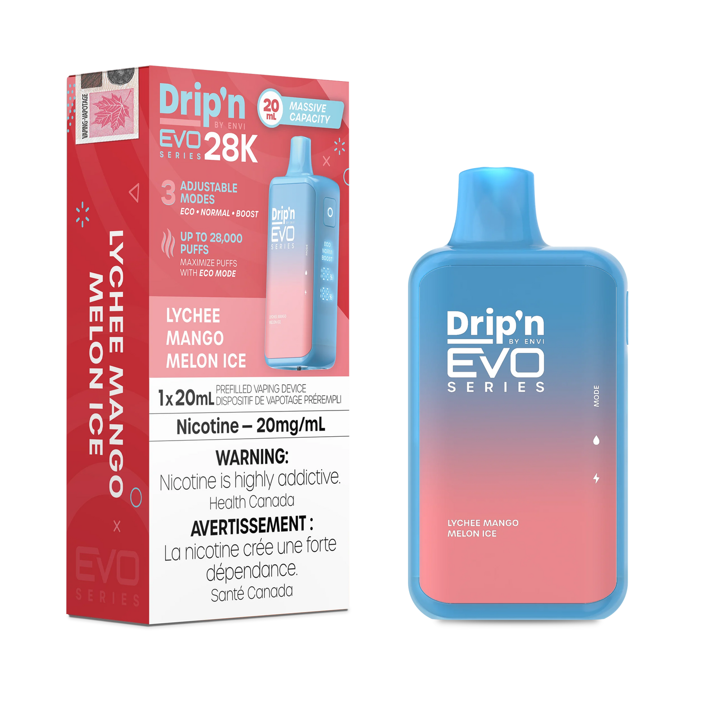 DRIP'N EVO 28K DISPOSABLE VAPE (ALBERTA)