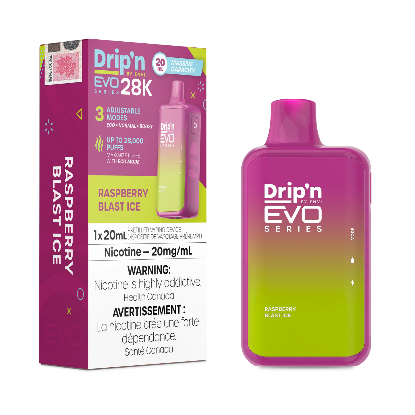DRIP'N EVO 28K DISPOSABLE VAPE (ALBERTA)