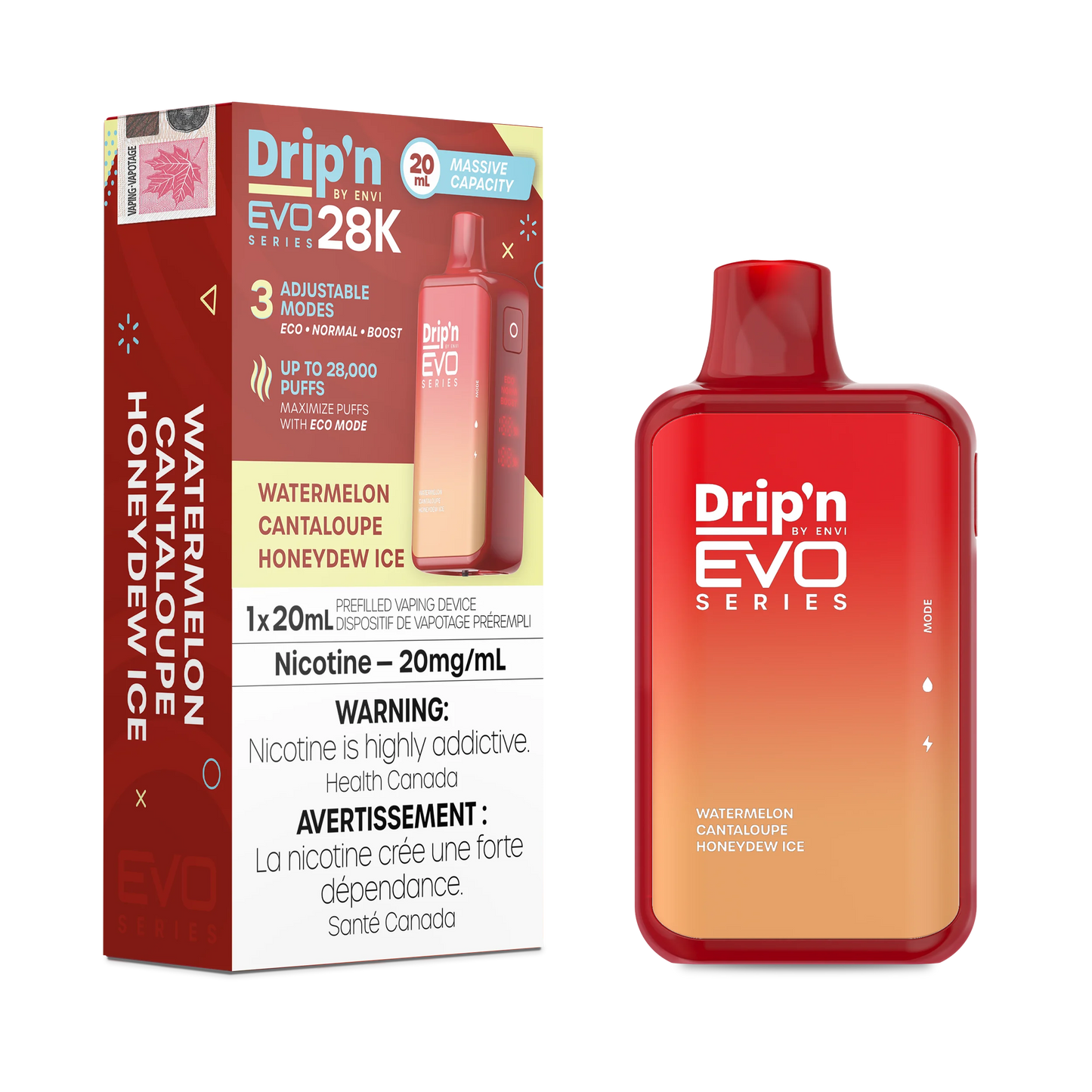 DRIP'N EVO 28K DISPOSABLE VAPE (ALBERTA)