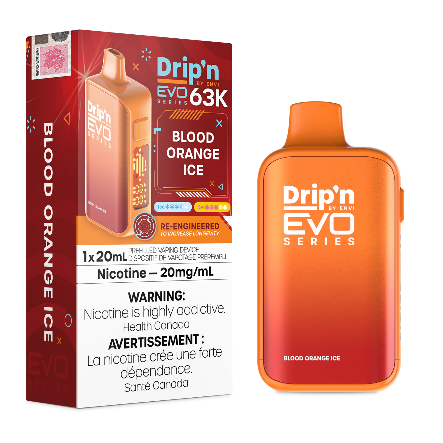DRIP'N EVO 63K DISPOSABLE VAPE (ALBERTA)
