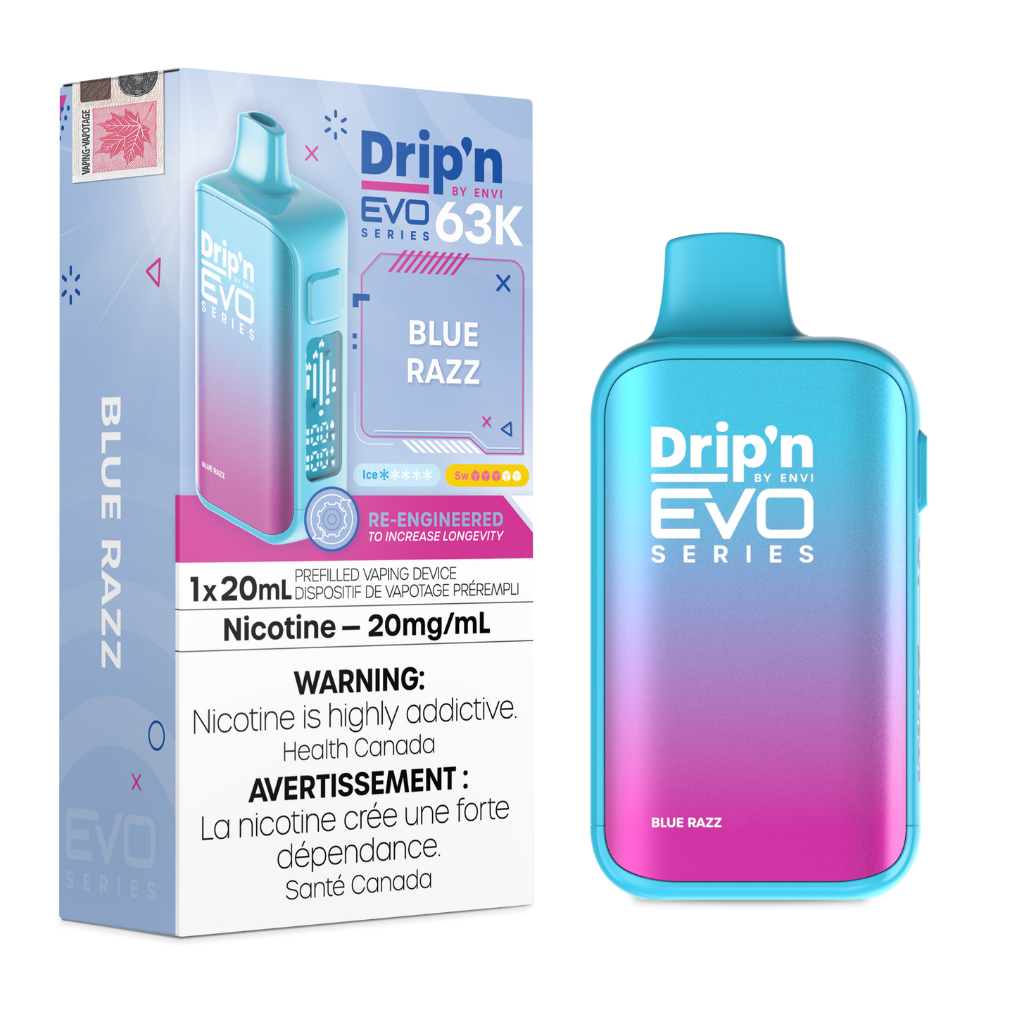 DRIP'N EVO 63K DISPOSABLE VAPE (ALBERTA)