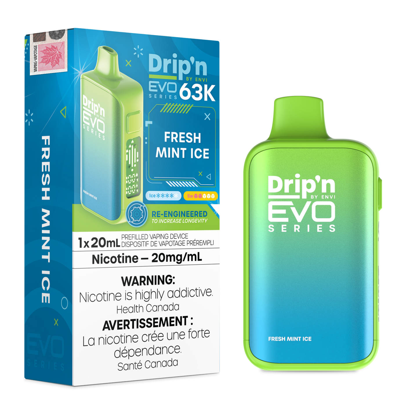DRIP'N EVO 63K DISPOSABLE VAPE (ALBERTA)
