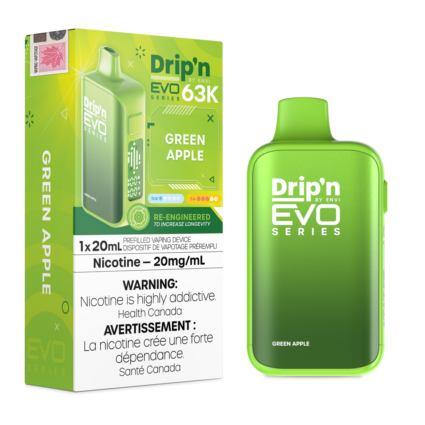 DRIP'N EVO 63K DISPOSABLE VAPE (ALBERTA)