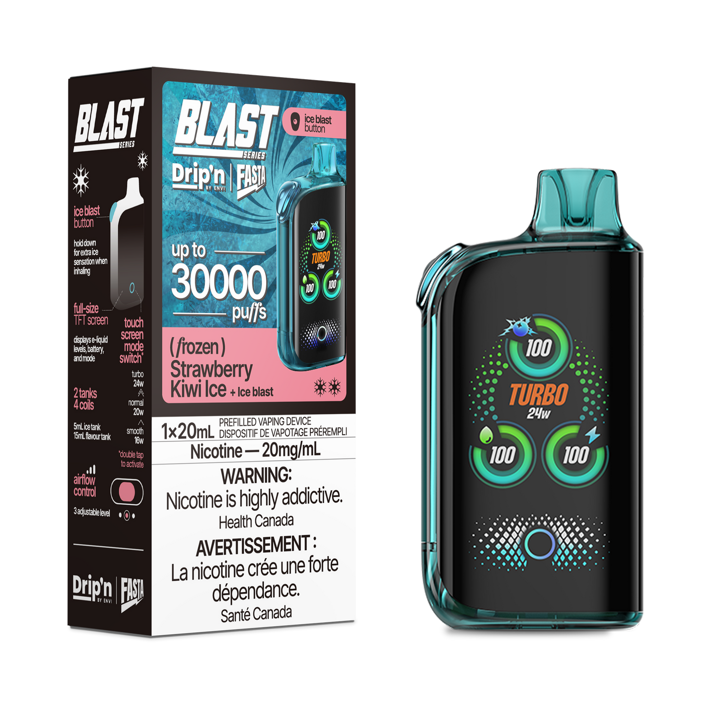 DRIP'N X FASTA BLAST 30K DISPOSABLE VAPE (ALBERTA)