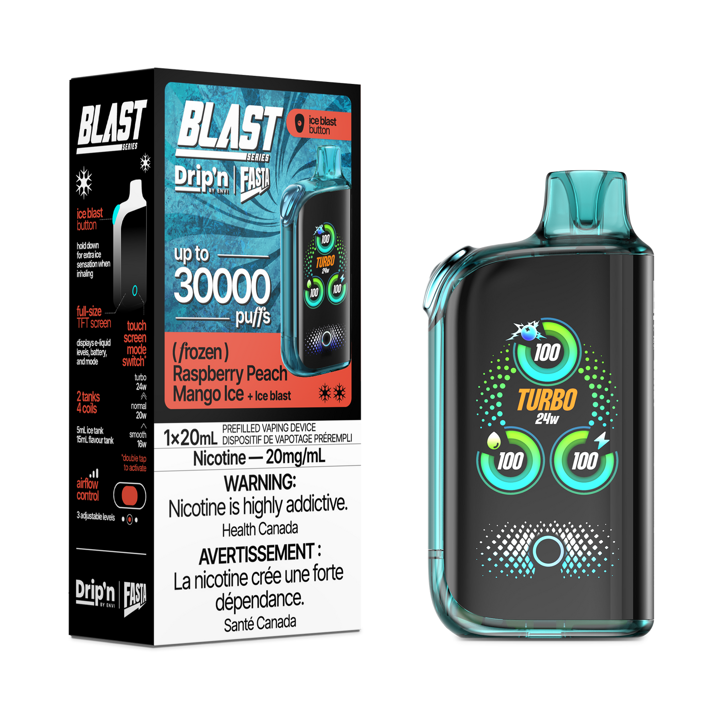 DRIP'N X FASTA BLAST 30K DISPOSABLE VAPE (ALBERTA)