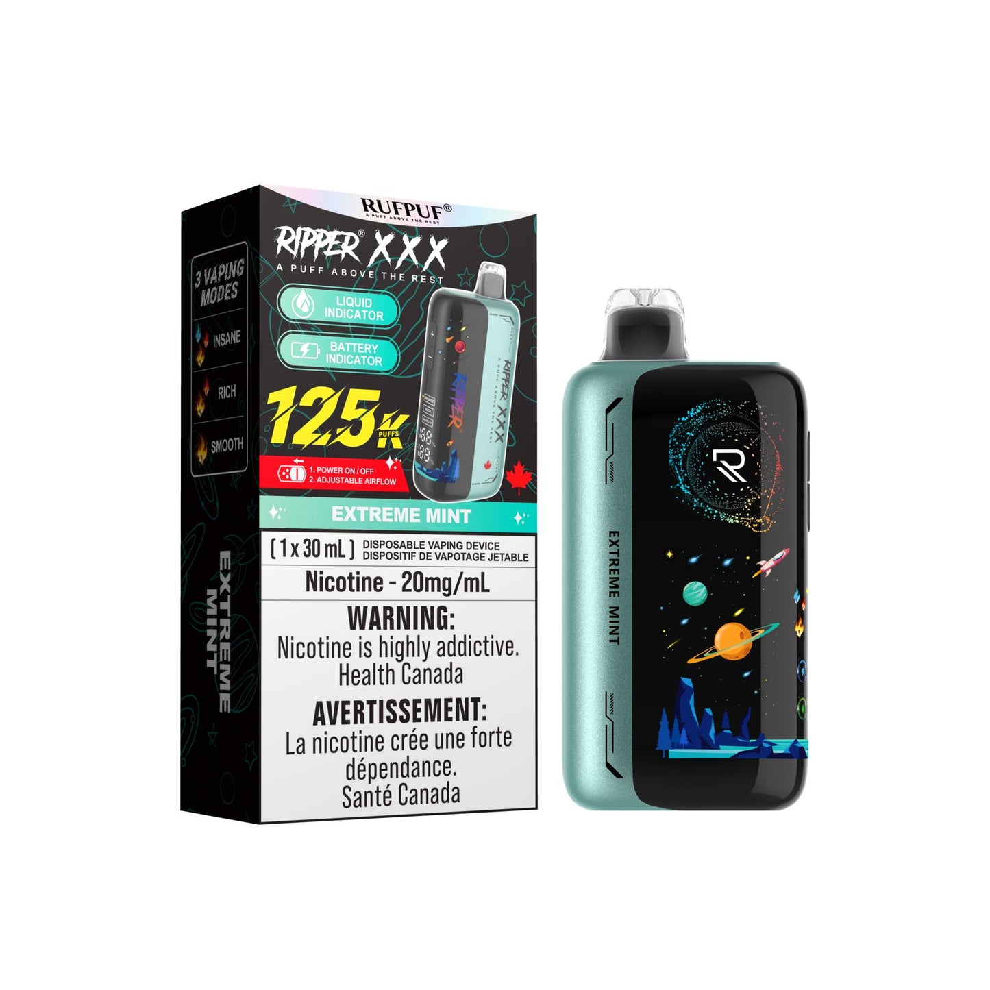 RIPPER XXX 125K DISPOSABLE VAPE (ALBERTA)