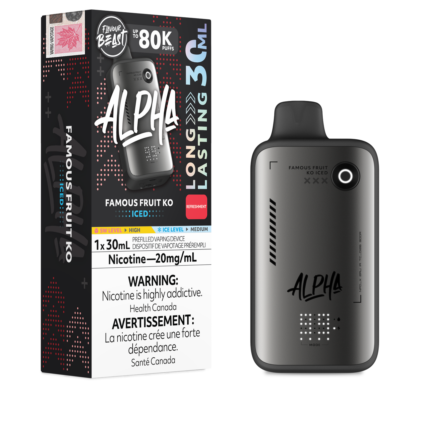 FLAVOUR BEAST ALPHA DISPOSABLE VAPE (ALBERTA)