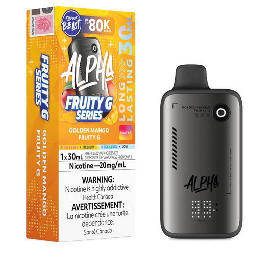 FLAVOUR BEAST ALPHA FRUITY G SERIES DISPOSABLE VAPE (ALBERTA)