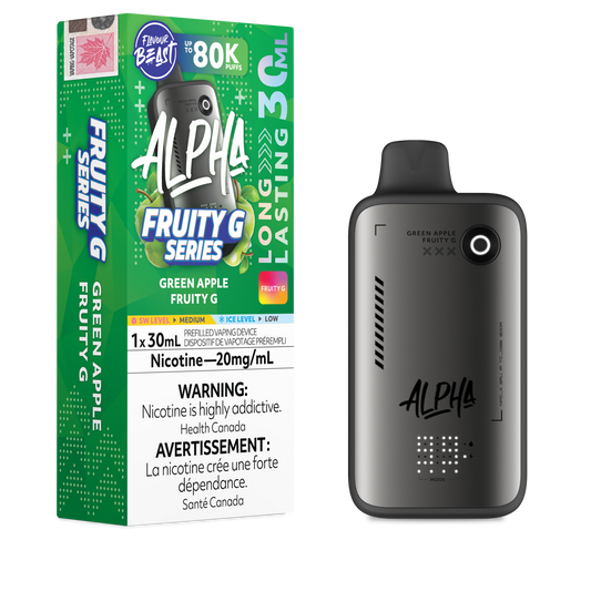FLAVOUR BEAST ALPHA FRUITY G SERIES DISPOSABLE VAPE (ALBERTA)