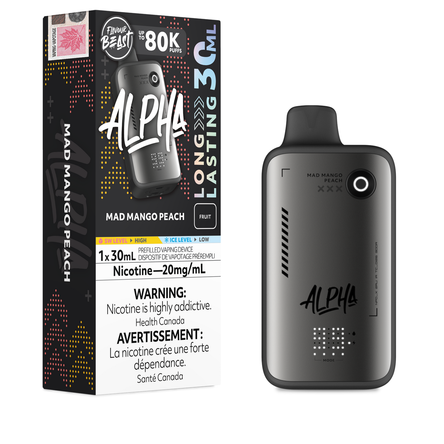 FLAVOUR BEAST ALPHA DISPOSABLE VAPE (ALBERTA)