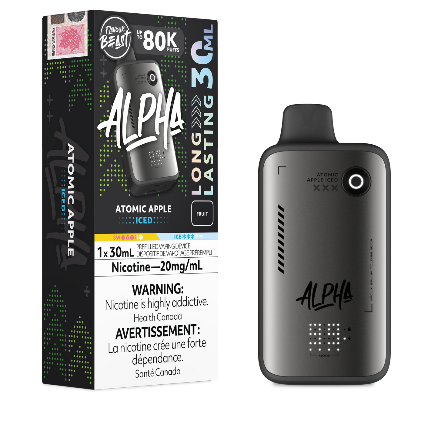 FLAVOUR BEAST ALPHA DISPOSABLE VAPE (ALBERTA)