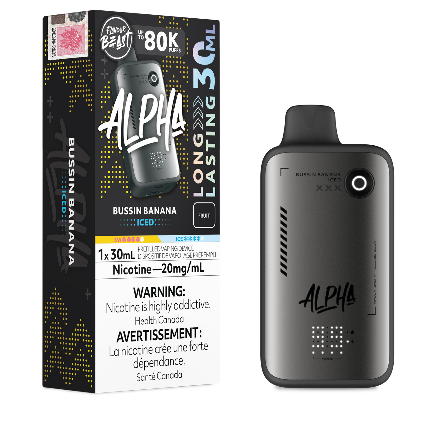 FLAVOUR BEAST ALPHA DISPOSABLE VAPE (ALBERTA)
